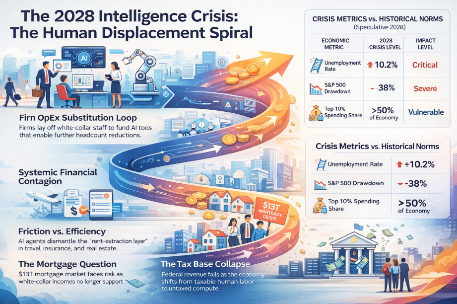 Ghost GDP: The Viral "AI Crisis" Report Destroying the Tech Moat (And How to Trade It) - Article cover image